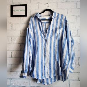 NWT H&M Linen Blouse
